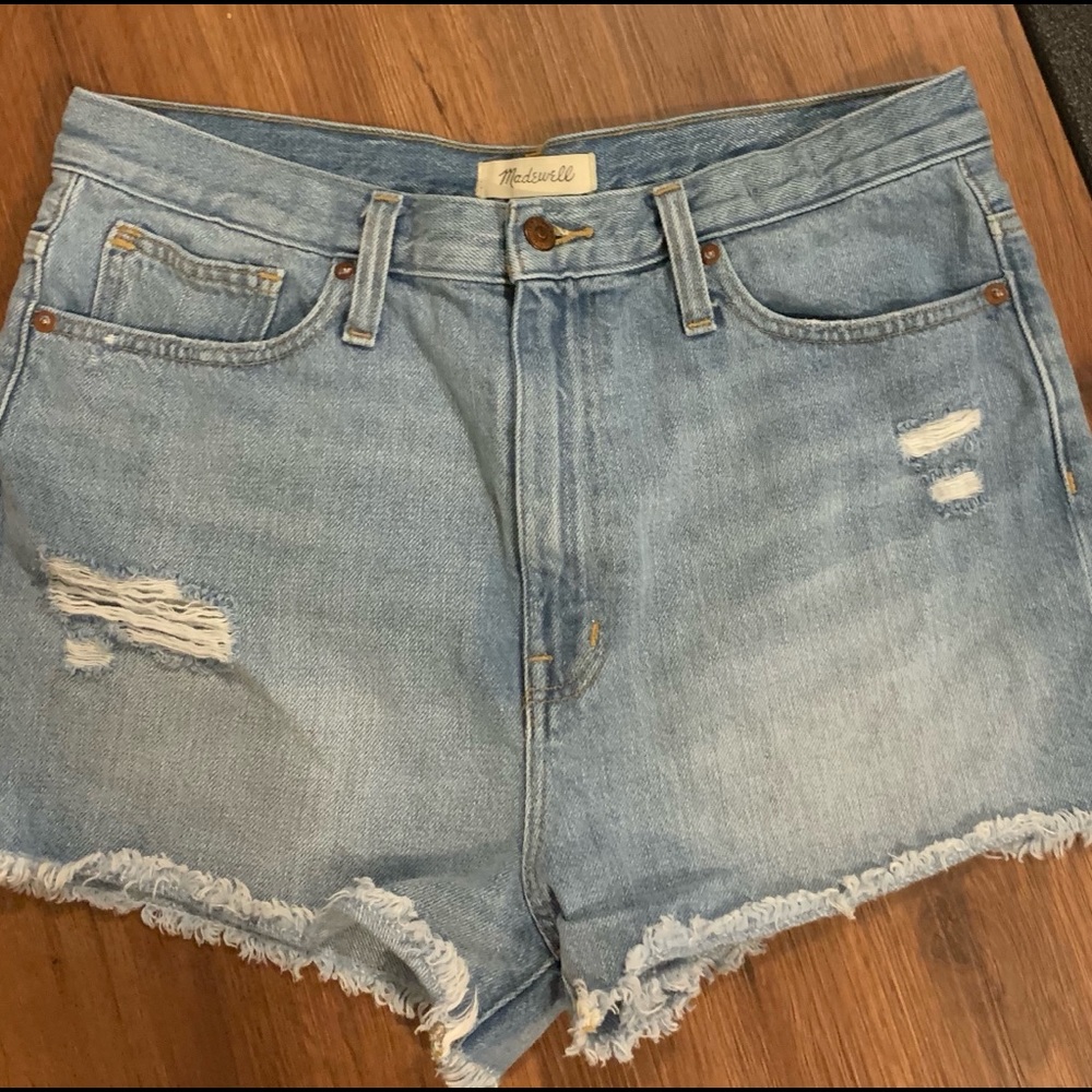 madewell jean cutoffs size 30